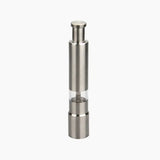 Stainless Steel Thumb-Push Pepper Grinder with Ceramic Burr System