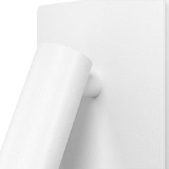 Aluminium wall sconce reading spotlight and backlight combined