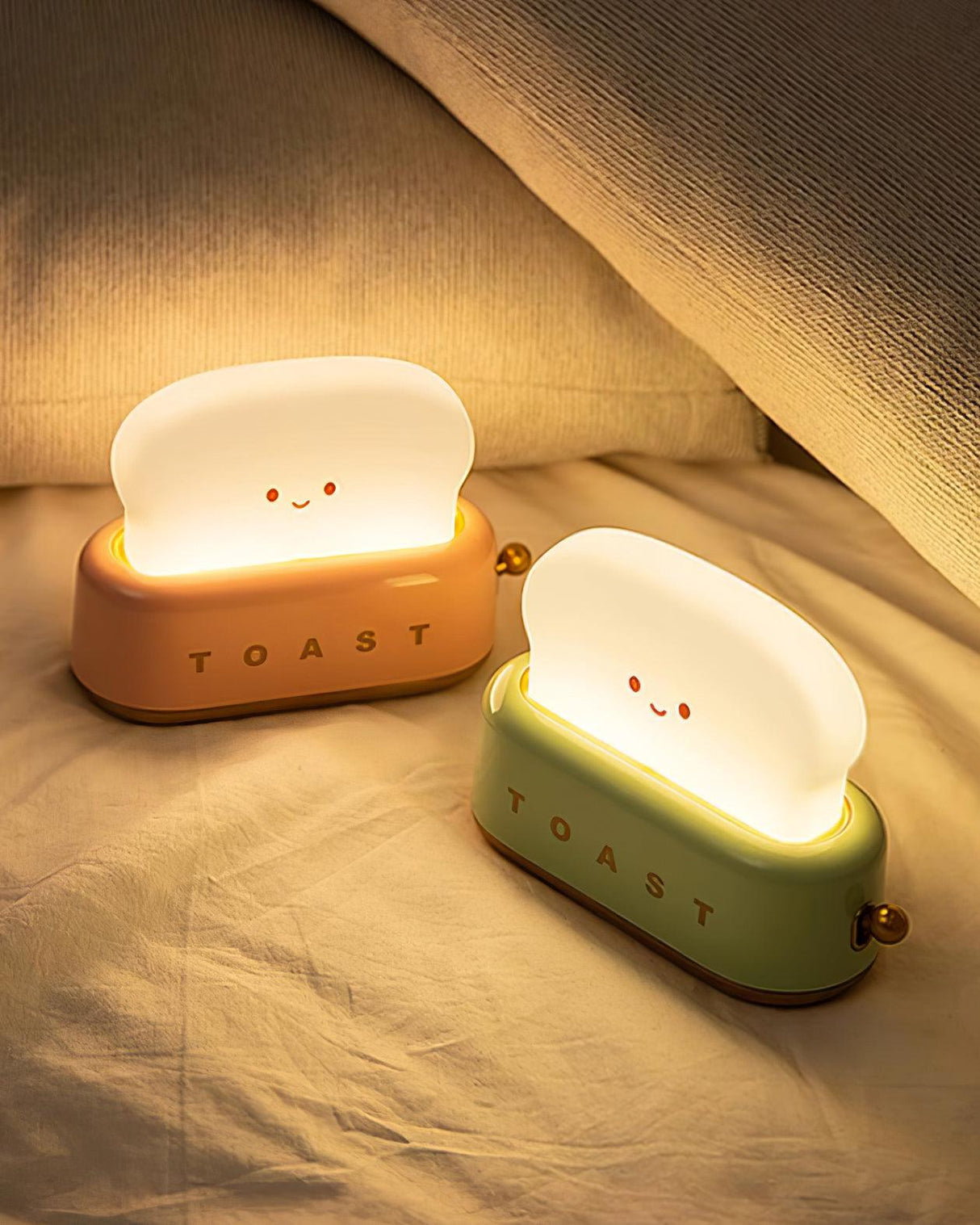 Modern Minimalist Toaster Table Lamp Plastic Acrylic 1-Light