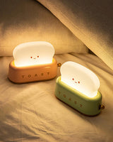 Modern Minimalist Toaster Table Lamp Plastic Acrylic 1-Light