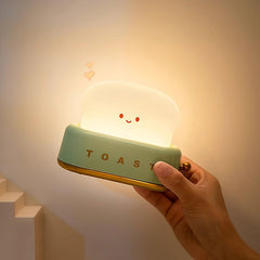 Modern Minimalist Toaster Table Lamp Plastic Acrylic 1-Light