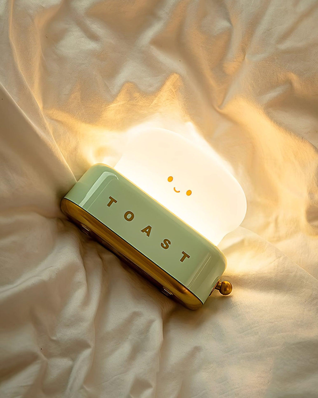 Modern Minimalist Toaster Table Lamp Plastic Acrylic 1-Light
