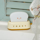 Modern Minimalist Toaster Table Lamp Plastic Acrylic 1-Light