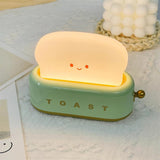 Modern Minimalist Toaster Table Lamp Plastic Acrylic 1-Light