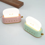 Modern Minimalist Toaster Table Lamp Plastic Acrylic 1-Light