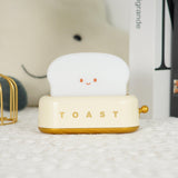 Modern Minimalist Toaster Table Lamp Plastic Acrylic 1-Light
