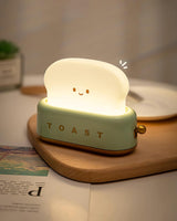 Modern Minimalist Toaster Table Lamp Plastic Acrylic 1-Light