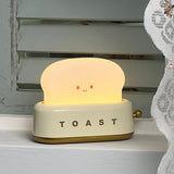 Modern Minimalist Toaster Table Lamp Plastic Acrylic 1-Light
