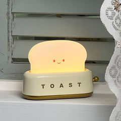 Modern Minimalist Toaster Table Lamp Plastic Acrylic 1-Light