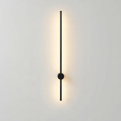 Modern Minimalist Linear LED Wall Light Aluminum 360-Degree Rotating Sconce