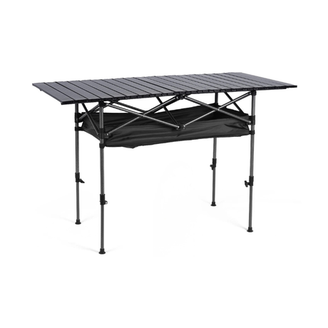 Folding Table - Lightweight Aluminum Roll Up Camping Picnic Desk Hurbane Home