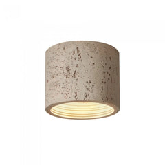 Vaelis Wabi-Sabi Cylindrical Ceiling Lamp Composite Integrated LED Surface-Mount