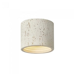 Vaelis Wabi-Sabi Cylindrical Ceiling Lamp Composite Integrated LED Surface-Mount