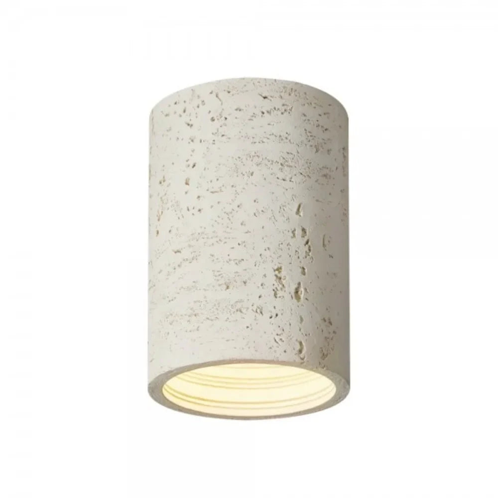 Vaelis Wabi-Sabi Cylindrical Ceiling Lamp Composite Integrated LED Surface-Mount