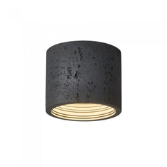 Vaelis Wabi-Sabi Cylindrical Ceiling Lamp Composite Integrated LED Surface-Mount