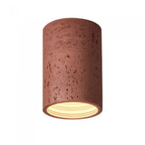 Vaelis Wabi-Sabi Cylindrical Ceiling Lamp Composite Integrated LED Surface-Mount