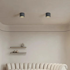 Vaelis Wabi-Sabi Cylindrical Ceiling Lamp Composite Integrated LED Surface-Mount