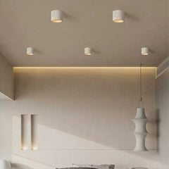 Vaelis Wabi-Sabi Cylindrical Ceiling Lamp Composite Integrated LED Surface-Mount