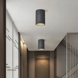 Vaelis Wabi-Sabi Cylindrical Ceiling Lamp Composite Integrated LED Surface-Mount