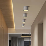 Vaelis Wabi-Sabi Cylindrical Ceiling Lamp Composite Integrated LED Surface-Mount