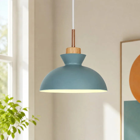 Valarie Scandinavian Wood Pendant Light Modern Fixture