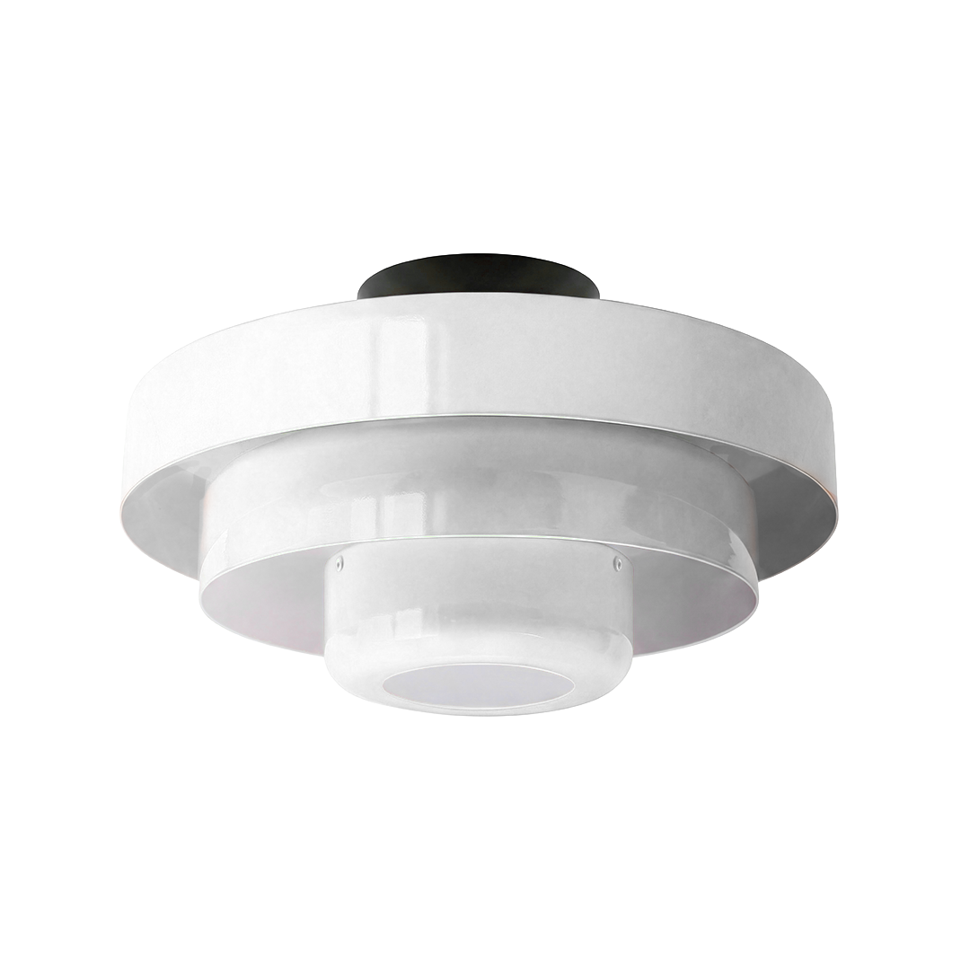 Vanesly Bauhaus Three-Tier Round Macaron Ceiling Light Modern Fixture