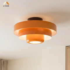 Vanesly Bauhaus Three-Tier Round Macaron Ceiling Light Modern Fixture