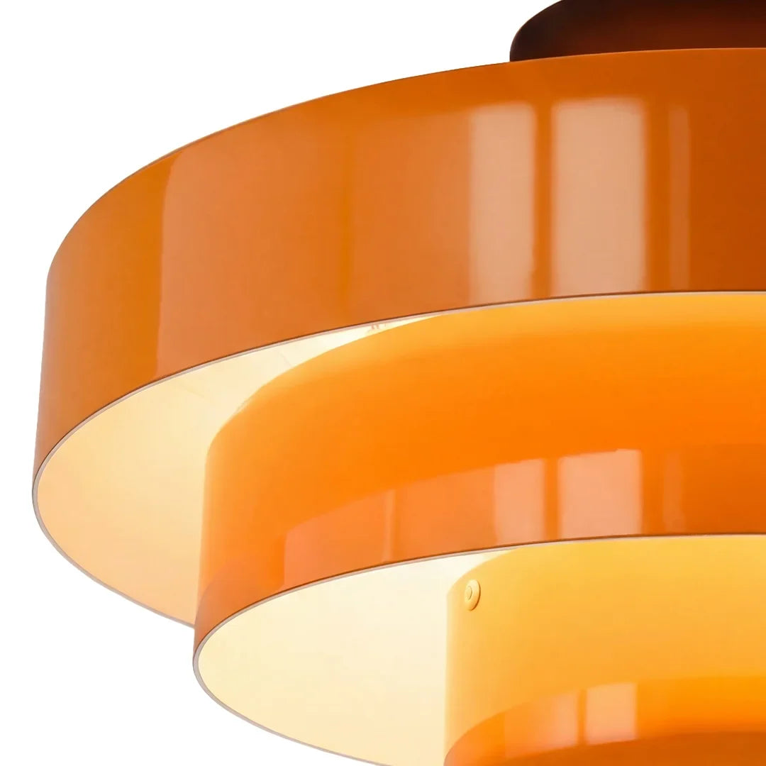 Vanesly Bauhaus Three-Tier Round Macaron Ceiling Light Modern Fixture