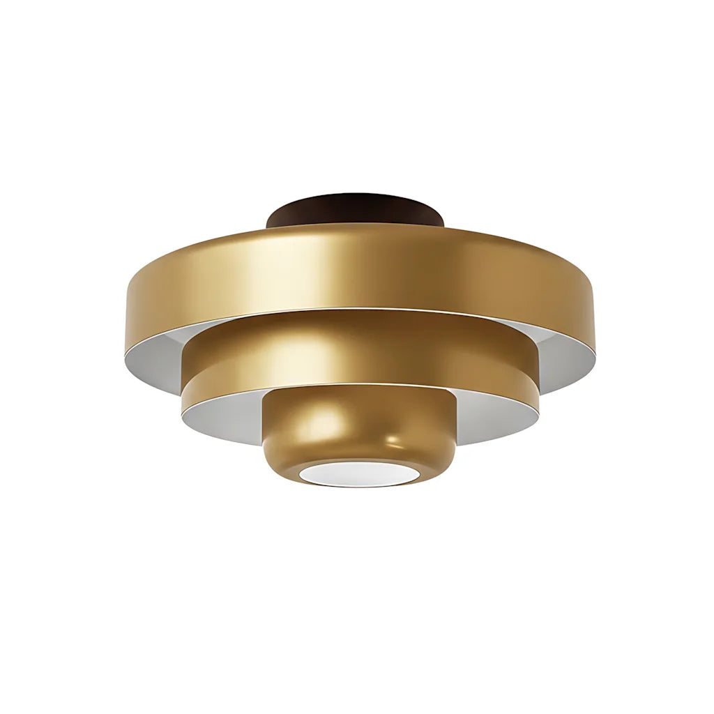 Vanesly Bauhaus Three-Tier Round Macaron Ceiling Light Modern Fixture