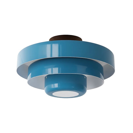 Vanesly Bauhaus Three-Tier Round Macaron Ceiling Light Modern Fixture