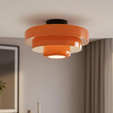Vanesly Bauhaus Three-Tier Round Macaron Ceiling Light Modern Fixture