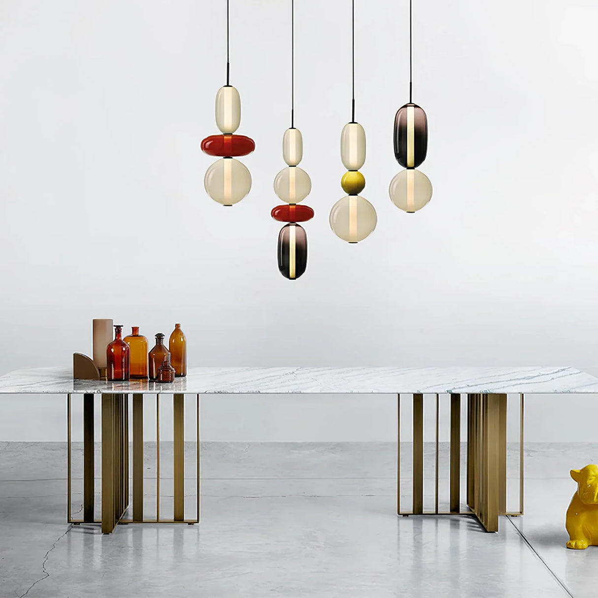Vesa Nordic Candied Glass Pendant Light Modern Fixture