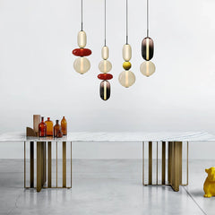 Vesa Nordic Candied Glass Pendant Light Modern Fixture