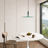 Pendant Light Flat Aluminum Shade LED Modern Minimalist Hanging Lamp