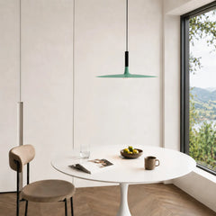 Pendant Light Flat Aluminum Shade LED Modern Minimalist Hanging Lamp