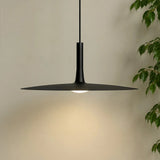 Pendant Light Flat Aluminum Shade LED Modern Minimalist Hanging Lamp