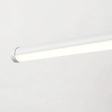 Side detail of the slim metal LED over-mirror light bar