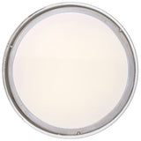 Dot LED Flushmount by dweLED Stainless Steel 6-inch Dimmable LED