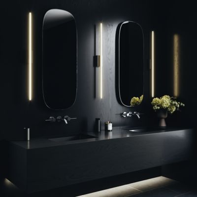 Adveda LED Vanity Light Dimmable Metal Bath Fixture 3000K