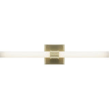 Huxe Lenmore 24-Inch LED Vanity Light Brass Dimmable