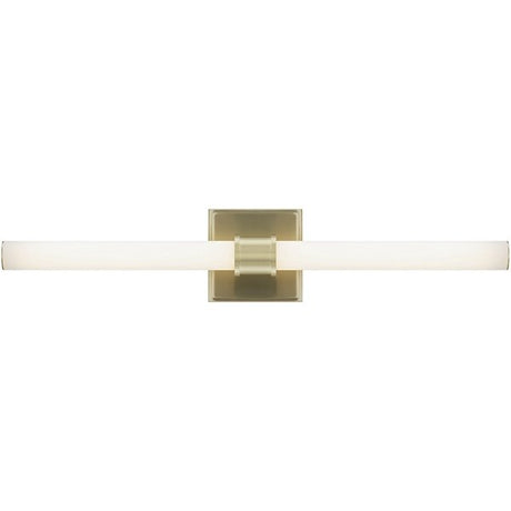Huxe Lenmore 24-Inch LED Vanity Light Brass Dimmable