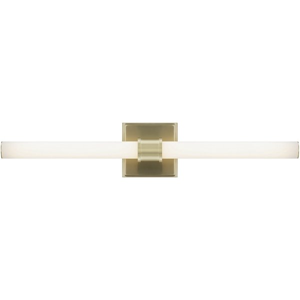 Huxe Lenmore 24-Inch LED Vanity Light Brass Dimmable
