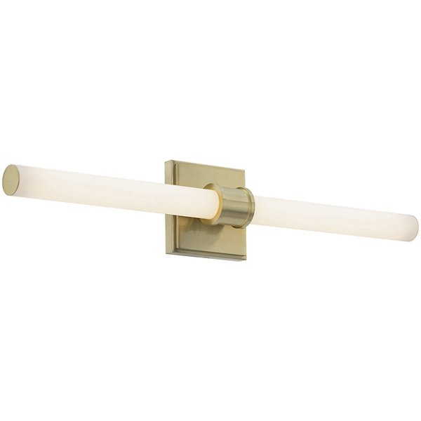 Huxe Lenmore 24-Inch LED Vanity Light Brass Dimmable