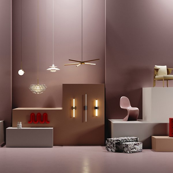 Huxe Lenmore 24-Inch LED Vanity Light Brass Dimmable