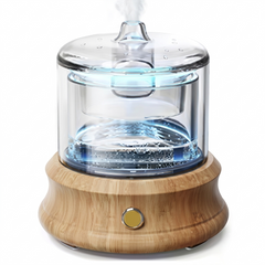 Waterless Glass Essential Oil Diffuser 80ml USB Auto Shut-Off