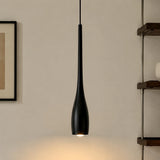 White water drop pendant light shown as a single hanging fixture