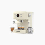 Espresso Machine with Steam Wand - Semi-Automatic Professional Coffee Maker for Home Use
