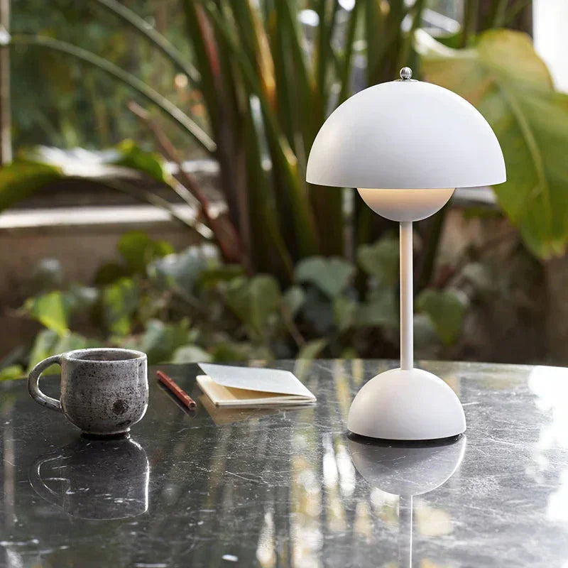 Elenorra Lunada LED Table Lamp Rechargeable Touch-Dimmer 11.8in