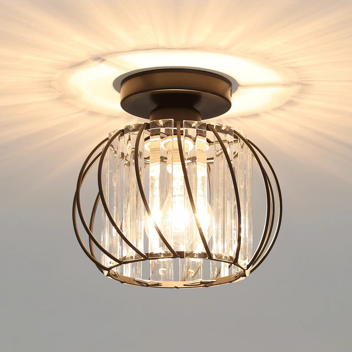 Lampsmodern-UK Nordic Luxury Glass Ceiling Light Flush Mount