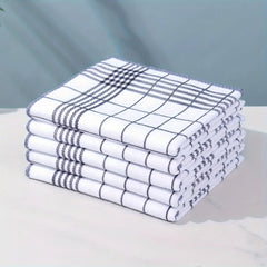 Absorbent Cotton Dish Towels - Eco - Friendly Kitchen Cleaning Cloths, 100% Cotton - 100 Cotton Kitchen Towels - Hurbane Home